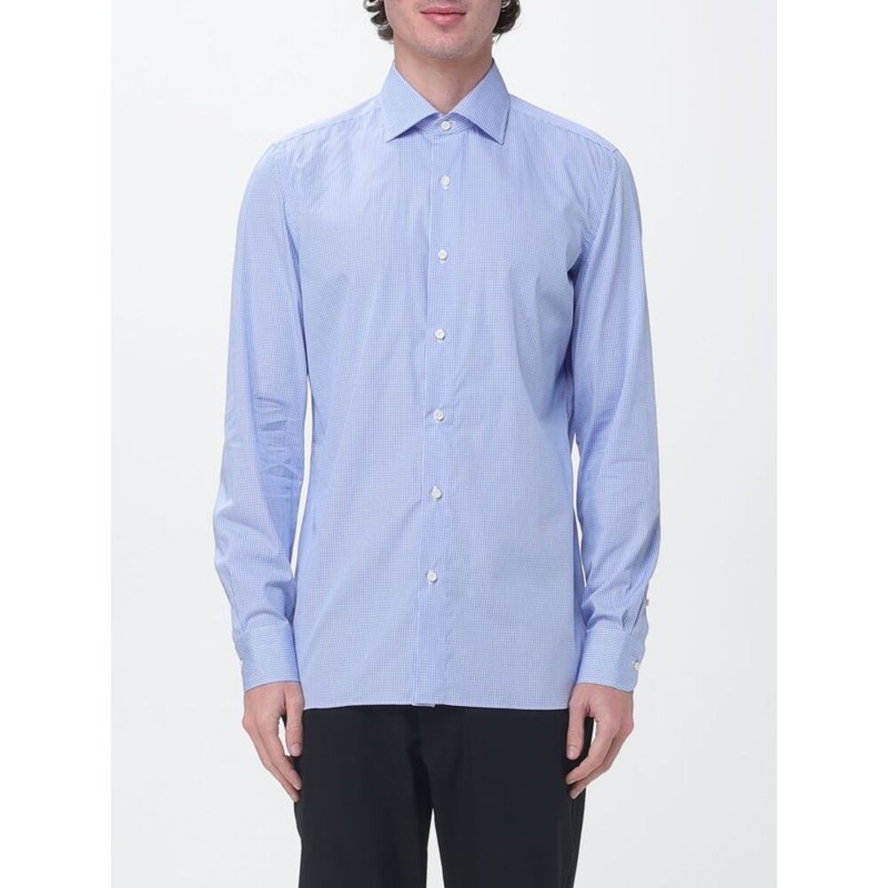 Luigi Borrelli Shirt Men Blue
